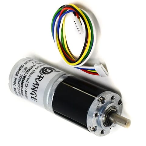 Orange Planetary BLDC Motor 24V 11RPM 225.63 N-cm PG28BL-462K