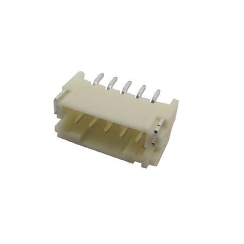 S5B-PH-SM4-TB(LF)(SN)-JST-1x5P 5P PH Tin 5 -25℃~+85℃ 2A 1 2mm Copper alloy Horizontal attachment SMD,P=2mm,Surface Mount，Right Angle Wire To Board Connector ROHS