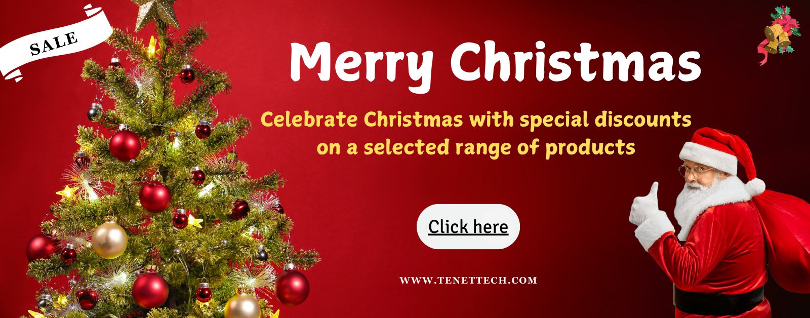 Celebrate Christmas with special discounts on a selected range of products